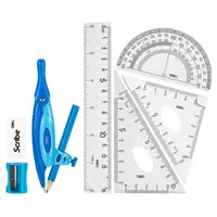 Чертежный набор "Deli Pioneer" 8 предметов (Арт.- 30001-EG) Ассорти - 18 000 сум