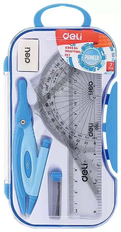 Chizma to'plami "Deli Pioneer" 7 dona (Art.- 30304-EG) Assortiment