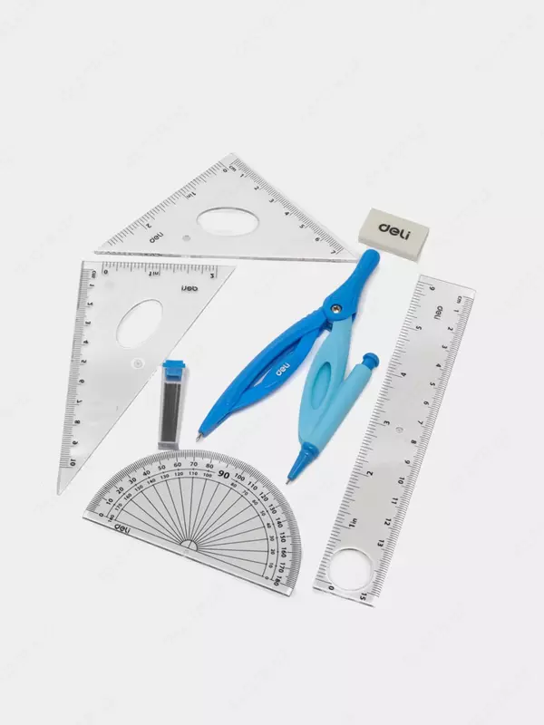 Chizma to'plami "Deli Pioneer" 7 dona (Art.- 30304-EG) Assortiment