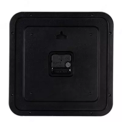 Dizayner devor soati "Deli" (Art. - 8832) Qora