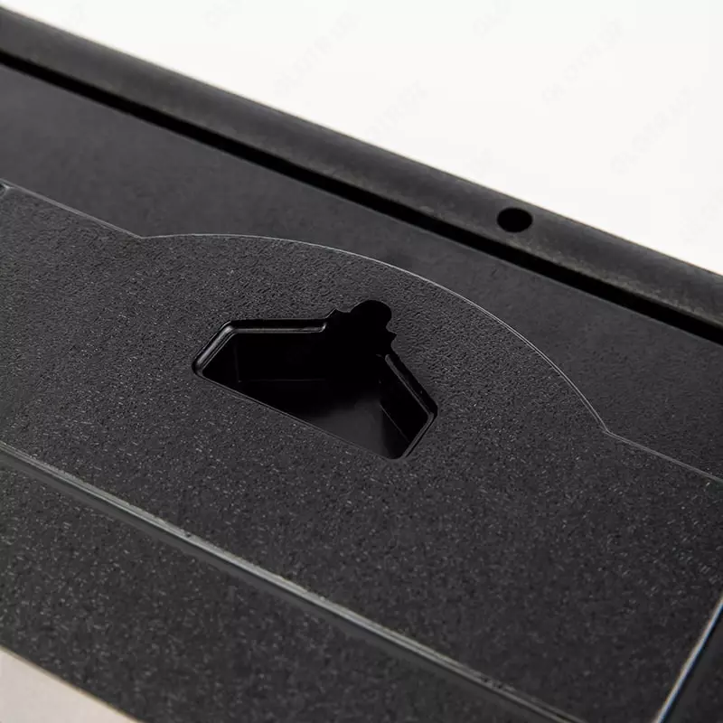 Dizayner devor soati "Deli" (Art. - 8824) Qora