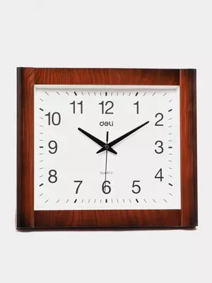 Dizayner devor soati "Deli" (Art. - 9008) Jigarrang