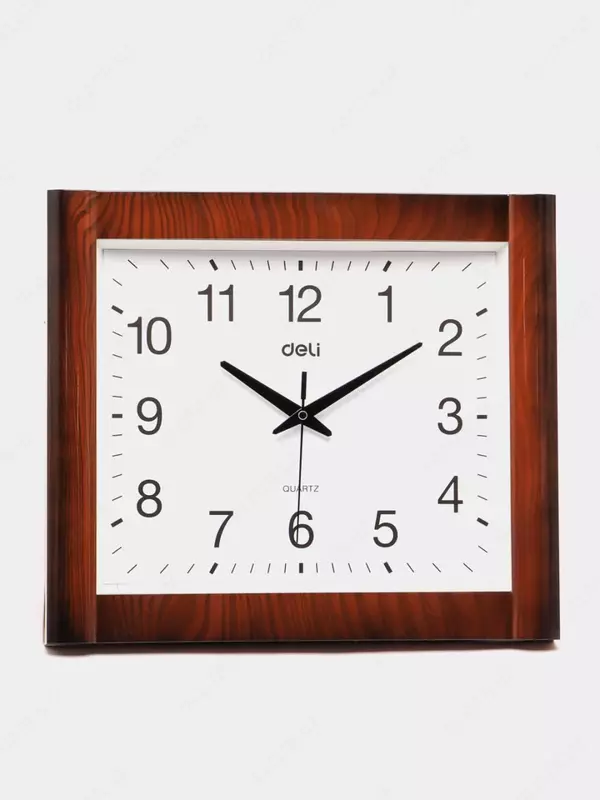 Dizayner devor soati "Deli" (Art. - 9008) Jigarrang