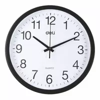 Dizayner devor soati "Deli" (Art. - 9005bk) Qora