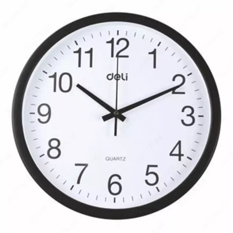 Дизайнерские настенные часы "Deli" (Арт. - 9005bk) Черные