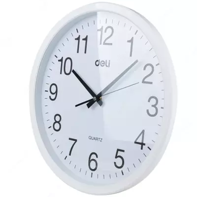 Dizayner devor soati "Deli" (Art. - 9006wt) Oq