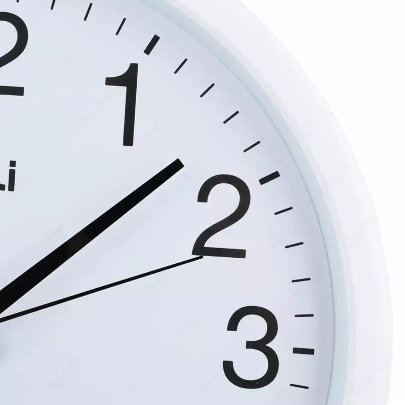 Dizayner devor soati "Deli" (Art. - 9006wt) Oq