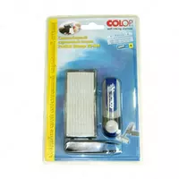 129 000 сум Штамп самонаборный Colop "Pocket Stamp 20" Set 19 русск. (Арт. - 109144) Синий/Индиго
