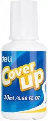 Корректирующая жидкость с кисточкой "Deli" 20 мл (Арт. - 39291)