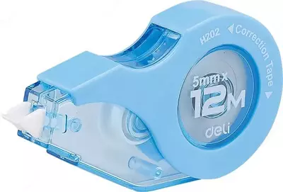 Корректирующая Штрих-лента Deli "Cover UP" 12 м х 5 мм (Арт. - 20201-EH) Ассорти