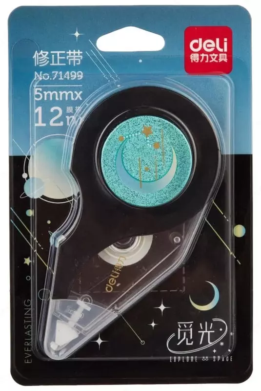 Tuzatuvchi lenta "Deli" 12m x 5mm (Art.-71499) Turli xil