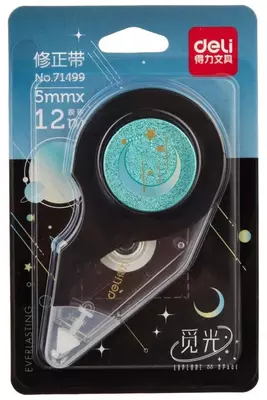Корректирующая Штрих-лента "Deli" 12 м х 5 мм (Арт. - 71499) Ассорти