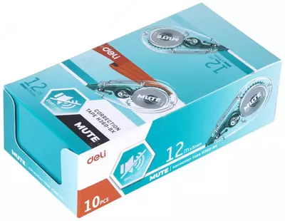 8 500 so'm / qadoq Tuzatuvchi lenta Deli "Mute" 12m x 5mm (Ref. - 360-EH) Turli xil