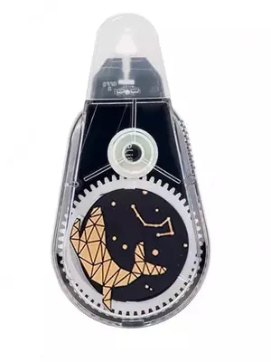 Корректирующая Штрих-лента Deli "Astral" 20 м х 5 мм (Арт. - 71503) Прозрачная/декор