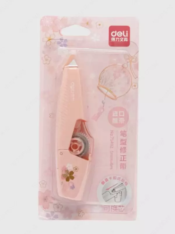 Корректирующая Штрих-лента "Deli" 6 м х 5 мм (Арт. - 71492) Ассорти