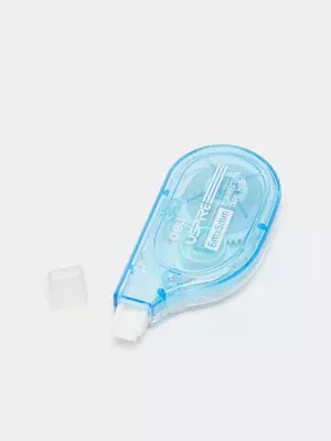 Корректирующая Штрих-лента Deli "Uspire" 6 м х 5 мм (Арт. - 08-BX-H) Прозрачно/голубая