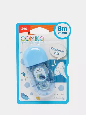 Корректирующая Штрих-лента Deli "Comico" 8 м х 5 мм (Арт. - 351-H) Ассорти