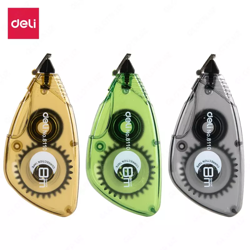 Tuzatuvchi lenta Deli "Cover UP" 8 m x 5 mm (Art. - 8110) Turli xil