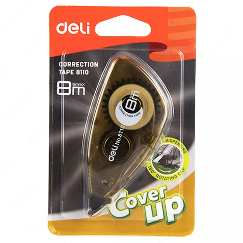 Tuzatuvchi lenta Deli "Cover UP" 8 m x 5 mm (Art. - 8110) Turli xil