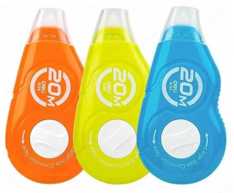 Tuzatuvchi lenta Deli "Cover UP" 20m x 5mm (Art.-8135) Assortiment