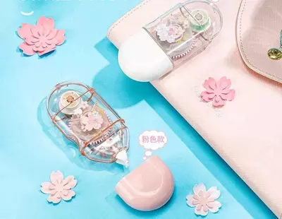 Корректирующая Штрих-лента Deli "Sakura" 8 м х 5 мм (Арт. - 71540) Ассорти