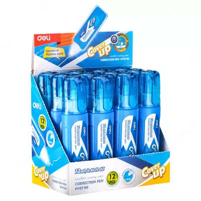 Корректирующая штрих-ручка Deli "Cover UP" 12 мл. (Арт. - 10790-EH)