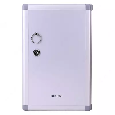 Универсальный Шкаф для ключей "Deli" 24 ключа (Арт.- 50800) Серый