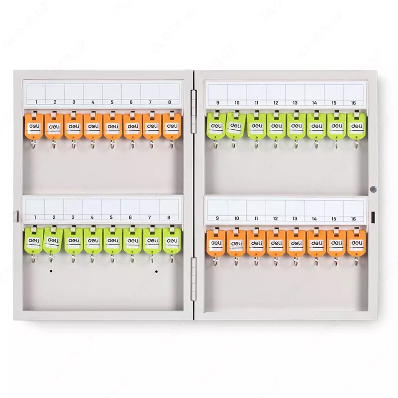 Universal kalit shkafi "Deli" 32 ta kalit (m.- 9322) Kulrang