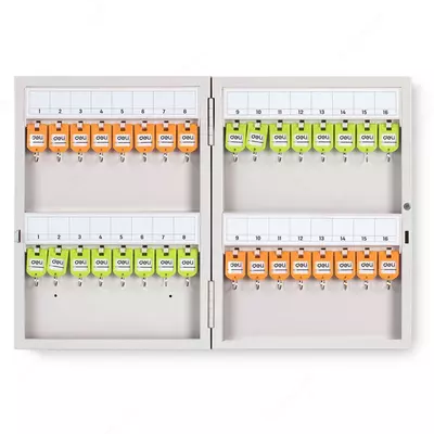 Universal kalit shkafi "Deli" 32 ta kalit (m.- 9322) Kulrang