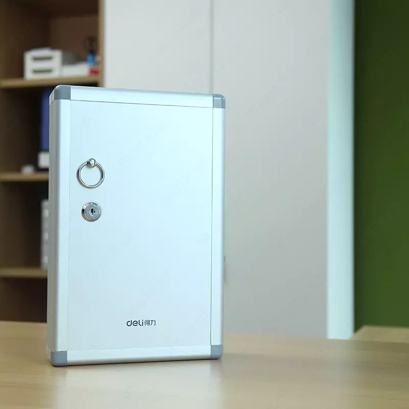 Универсальный Шкаф для ключей "Deli" 48 ключей (Арт.- 50801) Серый