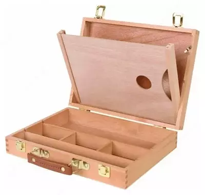 Art box Gamma "Moskva palitrasi" cho'tkalar va bo'yoqlar uchun bo'linmalar bilan (Art. - 211118_10)