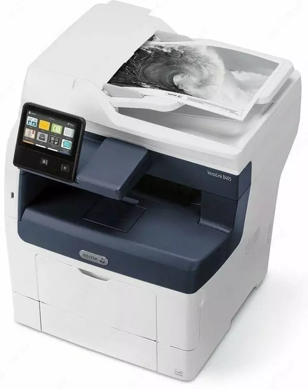 Лазерный МФУ 3 в 1 "Xerox" VersaLink B405, ч/б, А4 (Арт. - B405V_DN) Белый/синий