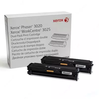Комплект картриджей "Xerox" для PH3020/WC3025, 2х1500 стр. (Арт. - 106R03048) Черный