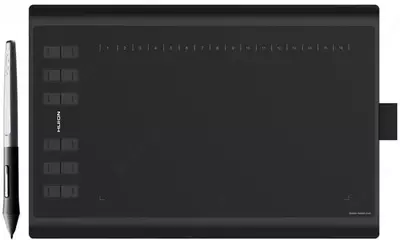 Графический планшет "Huion" H1060P, USB (Арт. - H1060P_HUION) Черный