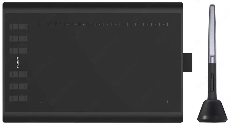Графический планшет "Huion" H1060P, USB (Арт. - H1060P_HUION) Черный