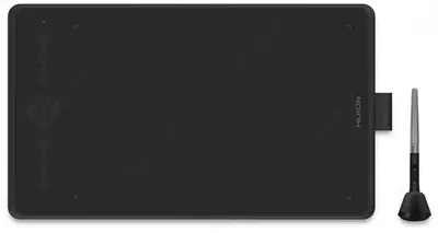 Графический планшет "Huion" Inspiroy H320M, USB (Арт. - H320MQB) Кварцевый Черный