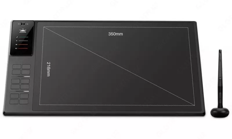 Графический планшет "Huion" WH1409 V2, USB (Арт. - WH1409V2_HUION) Черный