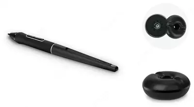 Графический интерактивный планшет "Huion" Kamvas Pro 20 (Арт. - GT1901_HUION) Черный