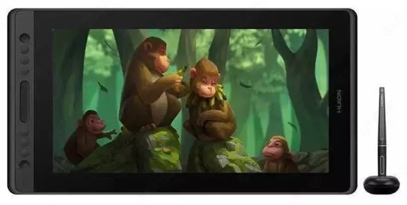 Графический интерактивный планшет "Huion" Kamvas Pro 16 2,5K (Арт. - GT1602) Серебристый