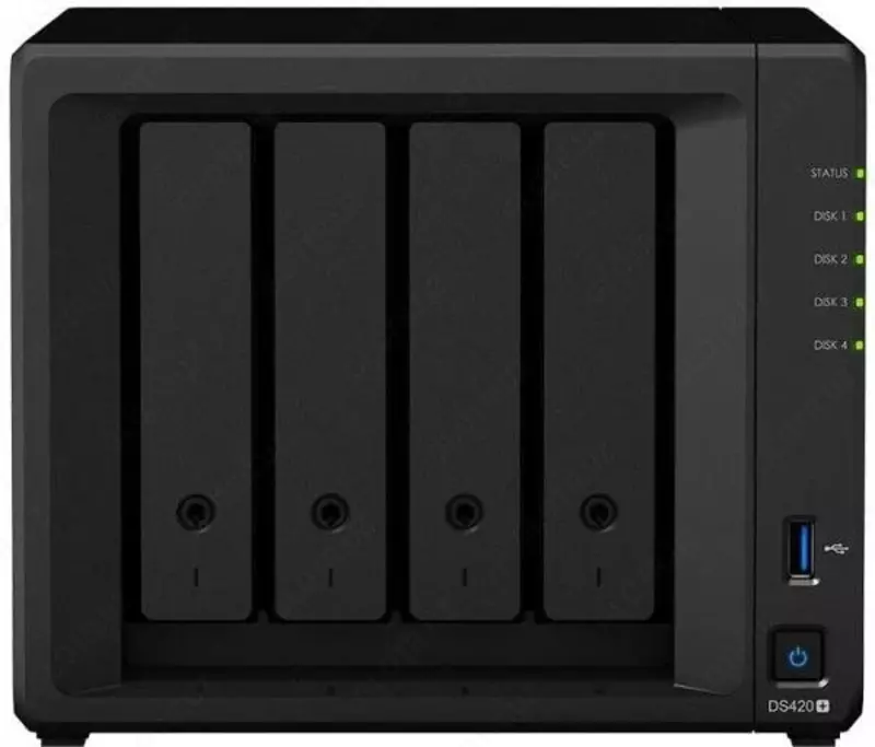 Сетевое хранилище NAS "Synology" 4x3,5 (Арт. - DS420+)