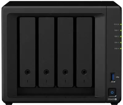 Сетевое хранилище NAS "Synology" 4x3,5 (Арт. - DS420+)
