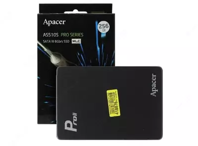 Твердотельный накопитель SSD "Apacer" AS510S Pro II, 256 ГБ SATAIII, 7 mm (Арт. - AP256GAS510SB-1)