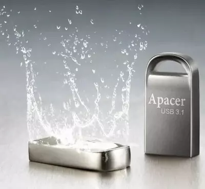 Flash - Накопитель "Apacer" AH115, 32GB, USB 2.0 (Арт. - AP32GAH115S-1) Серебристый