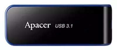 Flash - Disk "Apacer" AH356, 32 GB, USB 3.1 (Art. № - AP32GAH356B-1) Qora