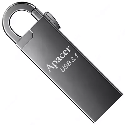 Flash - Disk "Apacer" AH15A, 32GB, USB 3.1 (Art. - AP32GAH15AA-1) Ash