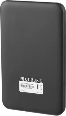 Жесткий диск - Накопитель HDD "Apacer" 2.5" AC236, USB 3.1, 1TB (Арт. - AP1TBAC236B-1) Черный