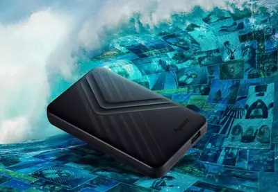 Жесткий диск - Накопитель HDD "Apacer" 2.5" AC236, USB 3.1, 1TB (Арт. - AP1TBAC236B-1) Черный