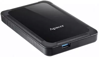 Жесткий диск - Накопитель HDD "Apacer" 2.5" AC532, USB 3.1, 1TB (Арт. - AP1TBAC532B-1) Черный