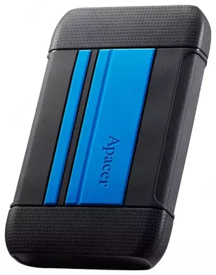 Жесткий диск - Накопитель HDD "Apacer" 2.5" AC633, USB 3.1, 2TB (Арт. - AP2TBAC633U-1) Синий/Черный