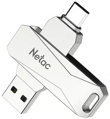 Flash - Drive "Netac" Dual U782C, 128 GB, USB 3.0 (Art. No. - NT03U782C-128G-30PN) Kumush